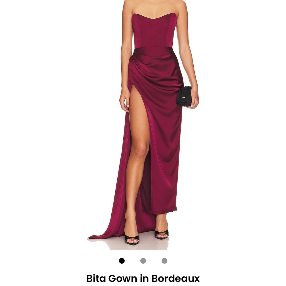 Katie May Bita Gown Bordeaux